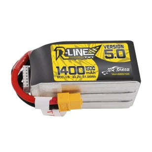 Tattu R Line Version 5.0 1400mAh 22.2V 150C 6S1P Lipo Akkupack XT60   LiPo24.de