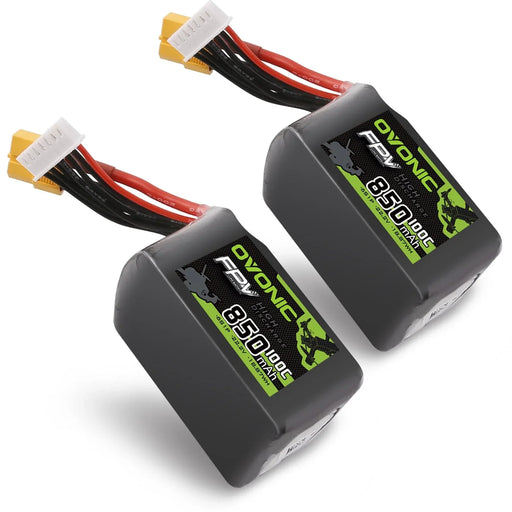 Ovonic 6S 850mAh 100C 22,2V XT60 Lipo Akku Pack (2 St.)   LiPo24.de