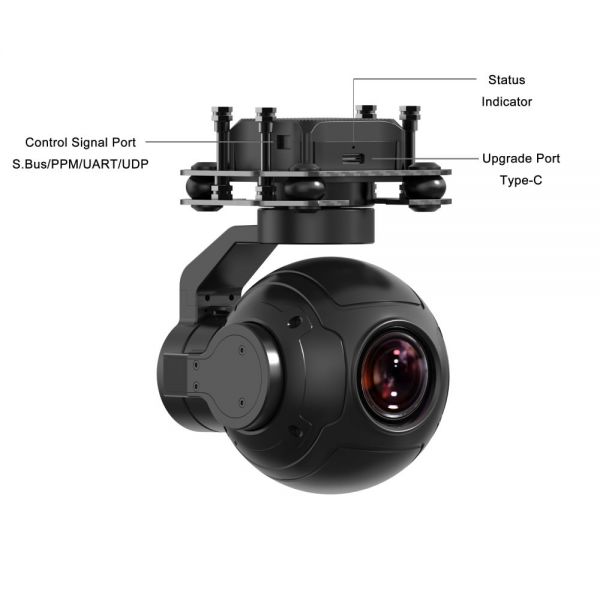 SIYI ZR10 2K 3 Achsen Gimbal Kamera 30x Zoom mit Ethernet